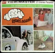 WALT DISNEY'S HERBIE RIDES AGAIN 3d View-Master 3 Reel Packet SEALED