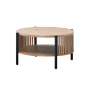 Paula Coffee Table Round 80cm oak woodgrain