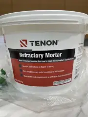 10lbs Refractory Mortar High Temp Mix for Fireplaces Fire Pits Chimneys 2550F