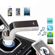 G7 Bluetooth Car Kit FM Transmitter Hands-free MP3 Player Radio USB Charger AUX