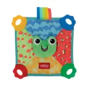 Nuby Teething Blankie and Teether Toy for Babies, Unisex Baby Accessories, Frog