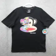 Paul Frank T Shirt Womens Large Black Retro Y2K Monkey