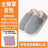 在飛比找樂天市場購物網優惠-暖腳寶 電暖器 取暖器 發熱棉鞋USB充電暖腳寶 發熱暖腳女