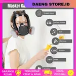 DAENG FULL FACE RESPIRATOR GAS MASK 帶活性炭過濾器 6800 FULL DUST M