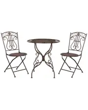Safavieh Semly Outdoor 3pcs Bistro Setting