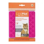 Lickimat Mini Tuff Buddy Cat Pink