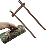 Picnic Blanket Strap, Leather Sling Carrier Mat Strap, Leather Blanket Holder, Adjustable Camping Travel Rug Carrier, Camping Blanket Carrier, Outdoor Picnic Blanket Strap, Travel Rug Carrier Strap