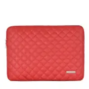 MCC MacBook Air Pro 14" Sleeve Case Bag Apple Diamond-Pattern 14-inch 14.2" [Red]