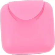 FOMIYES Box Storage Bins with Lids Menstrual Cups Feminine Care Period Holder Portable Container Organizer Container Cups Case Holder Small Items Carrier Pink Plastic re-usable