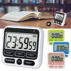 Clock Timer Retractable Stand Hook Precise Timing Square Cooking Count Up
