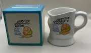 Ziggy Crumpled Coffee Cup Mug "Everytime Opportunity Knocks" 1988 NEW in Box
