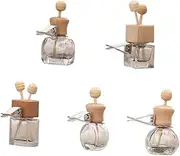 SOPOTUTU 5Pcs Diffuser Bottles for Car Air Vent Decorative Auto Fragrance Ornaments Aromatherapy Perfume Diffuser Versatile Hanging Pendant for Car Home Office