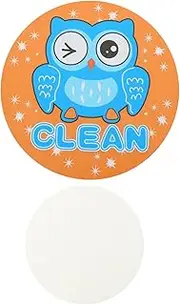 Clean Dirty Sign for Dishwasher Double-Sided Magnetic Indicator Home Decor Water Resistant Kitchen Accessory