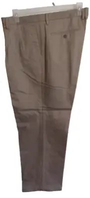 DOCKERS men's pants classic fit khaki tan pleated high rise 38X29 NWT