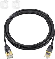 Duttek Ethernet Cable Cat 8 6.6FT, Ultra Thin Cat 8 Ethernet Cable, High Speed 40Gbps 2000Mhz RJ45 Male to Male Cable for Router, Gaming, Modem Outdoor and Indoor. 2M