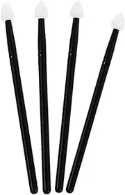 BATHVEVE Travel-friendly Makeup Brush Kit 4pcs Eyeshadow Brush Set Soft Bristles for Smooth Application Versatile Eyebrow Eye Makeup Tools