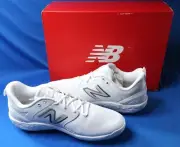 NIB New Balance White Fresh Foam X 3000 V6 Metal Cleats