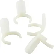 Gogogmee Professional Nail Art Display Wheel 100pcs Plastic Ring Nail Art Practice Plate for Salon