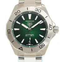 在飛比找momo購物網優惠-【TAG HEUER 豪雅】AQUARACER 綠面機械腕錶