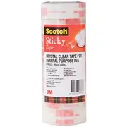 Scotch Sticky Tape 18mm x 25m 8 Pack