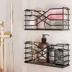 Carbon Steel Seasoning Storage Rack Spice Storage Draining Shelf Countertop