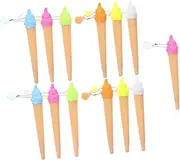 Abaodam Ice Cream Gel Ink Pens 10pcs Student Signature Pens for Students Multipurpose Stationery