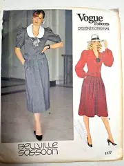 Skirt Top 14 Vogue 1177 Sewing Pattern VTG Bellville Sassoon Designer Original