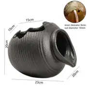 Circulating Fountain Jar Clay Pot Tabletop Water Fountain for Home Courtyard