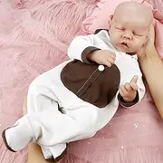 Vollence 46 cm Sleeping Reborn Baby Doll Silicone - Realistic Baby Doll for Girls, Ideal Companion for Stress Relief