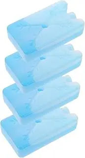 4 Pack Ice Crystal Box Reusable Ice Pack Food Storage Containers Multi-use for Kitchen Camping Fishing