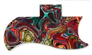 SG 61 RI Re-Issue Half Face Pickguard Gibson Graphical Guitar Single Abstract 15