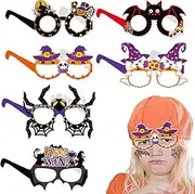 Halloween Cosplay Glasses | 6X Spider Glasses Funny Props - Party Favor Glasses For Kids Glasses Photo Props Supplies Party Supplies Costume Accessories Long-Lasting For Adults