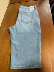 Kaia Skimmer Saltmarsh Color Jeans Shorts Size 14 Petite