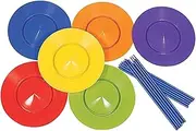 Generic 6 Sets of Crockery Sticks Clown Games Kids Trick Multicolored Plastic