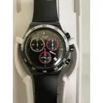 SWATCH金屬三眼計時錶款