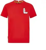 [Fuel For Fans] Ferrari Scuderia F1 Kids Charles Leclerc Driver T-Shirt Red (1-2 Years)
