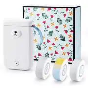 Mini Portable Smart DIY Label Sticker Wireless Bluetooth Thermal Printer D30S
