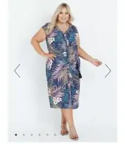 Autograph dress sz 26 New Tags tassel belt many occasions to wear