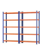 [Giantz] Garage Shelving Warehouse Rack 2 x 1.8M in Orange
