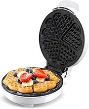 900W Heart Shaped Waffle Maker, Waffle Maker Iron Machine, Non-Stick Coated Plates, Automatic Temperature Control, Cool Touch, Easy Clean, LED Indicator Lights, for Waffles, Sweet Snacks