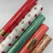 Wrapping paper - 5 Design Pattern For Christmas Wedding, Birthdays, Valentines