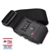 Luggage Strap TSA Approved Combination Lock Adjustable Suitcase Travel Belt New