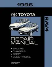 1996 Toyota Rav4 Shop Service Repair Manual Book Engine Drivetrain OEM