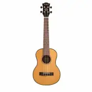 Tiki '22 Series' Spruce Solid Top Tenor Ukulele with Hard Case (Natural Gloss)