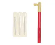 Embroidery Needles Wooden Handle Crochet Bead Embroidery Sewing Embroidery Punching Needle Kit