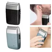 Mini Shaver Electric Razor USB Rechargeable with Dustproof Cover Beard Trimmer
