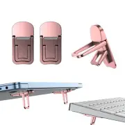 2PCS Zinc Alloy Mini Foldable Laptop Stand, Portable Computer Keyboard Riser ...