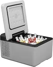 12V Car Refrigerator Electric Cooler Freezer With Temperature Control App Dual Voltage Camping Road Trips Outdoor Use