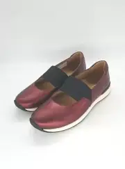 9109 Vionic Womens Cadee Mary Jane Wine Camo Size 41 EU 9.5-10US