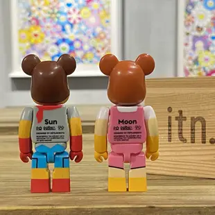 BE@RBRICK Devilrobots sun & moon 太陽 月亮 100% set itn